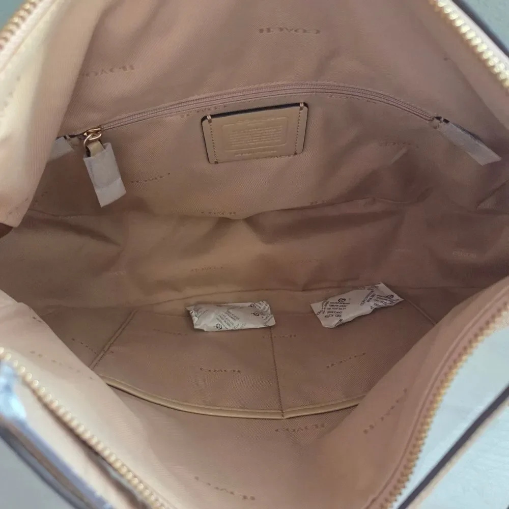 Coach Sutton Pebbled Leather Hobo Shoulder Bag - Picture 6 of 12